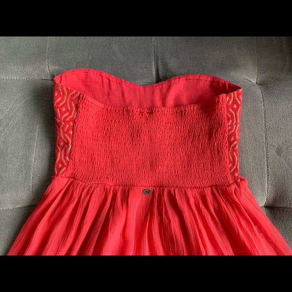 SOLD NWT✨ ROXY Party On Strapless Dress - Picture 6 of 11